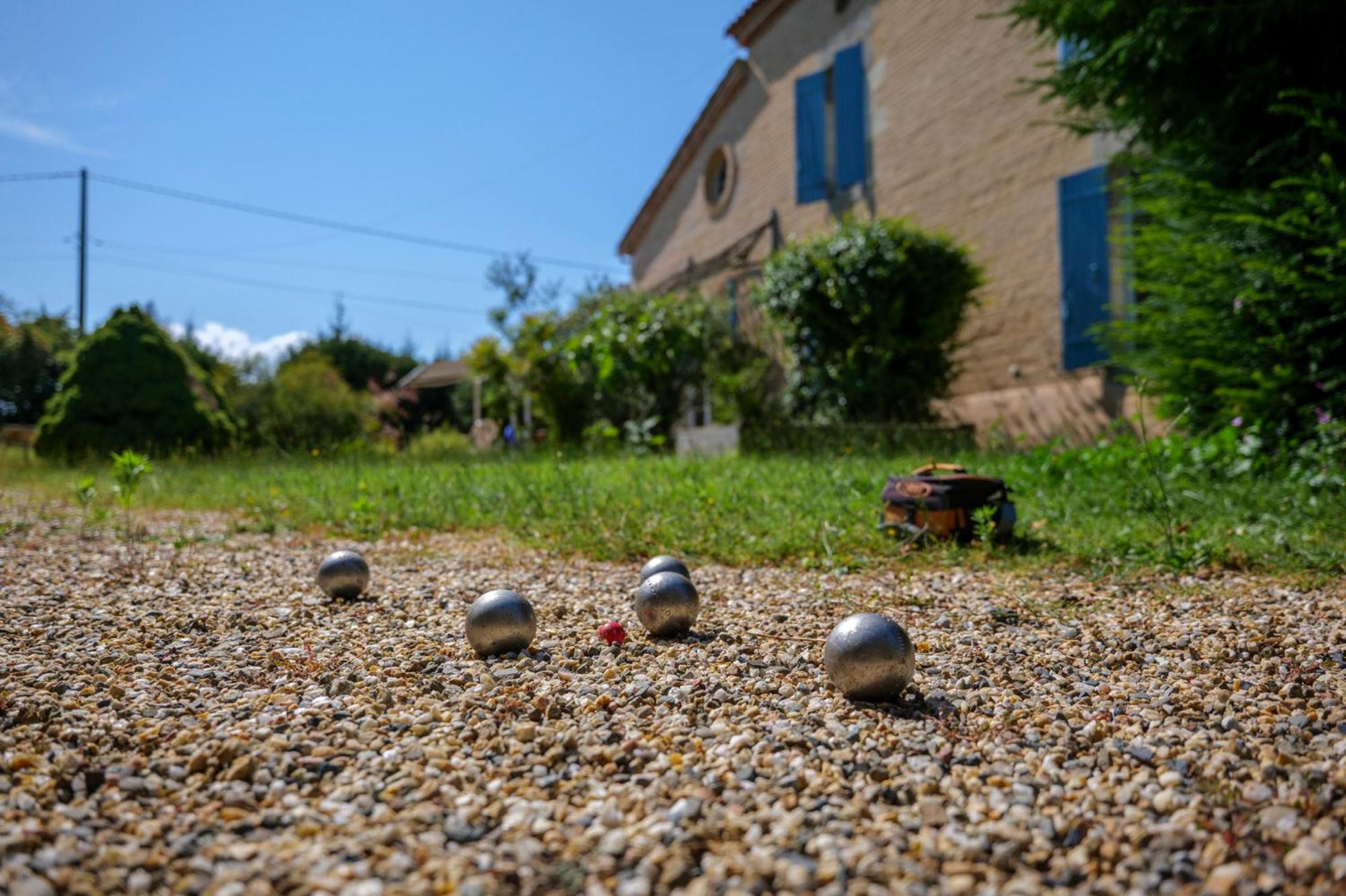 Charmante maison avec piscine Le Mas-dʼAgenais Extérieur photo