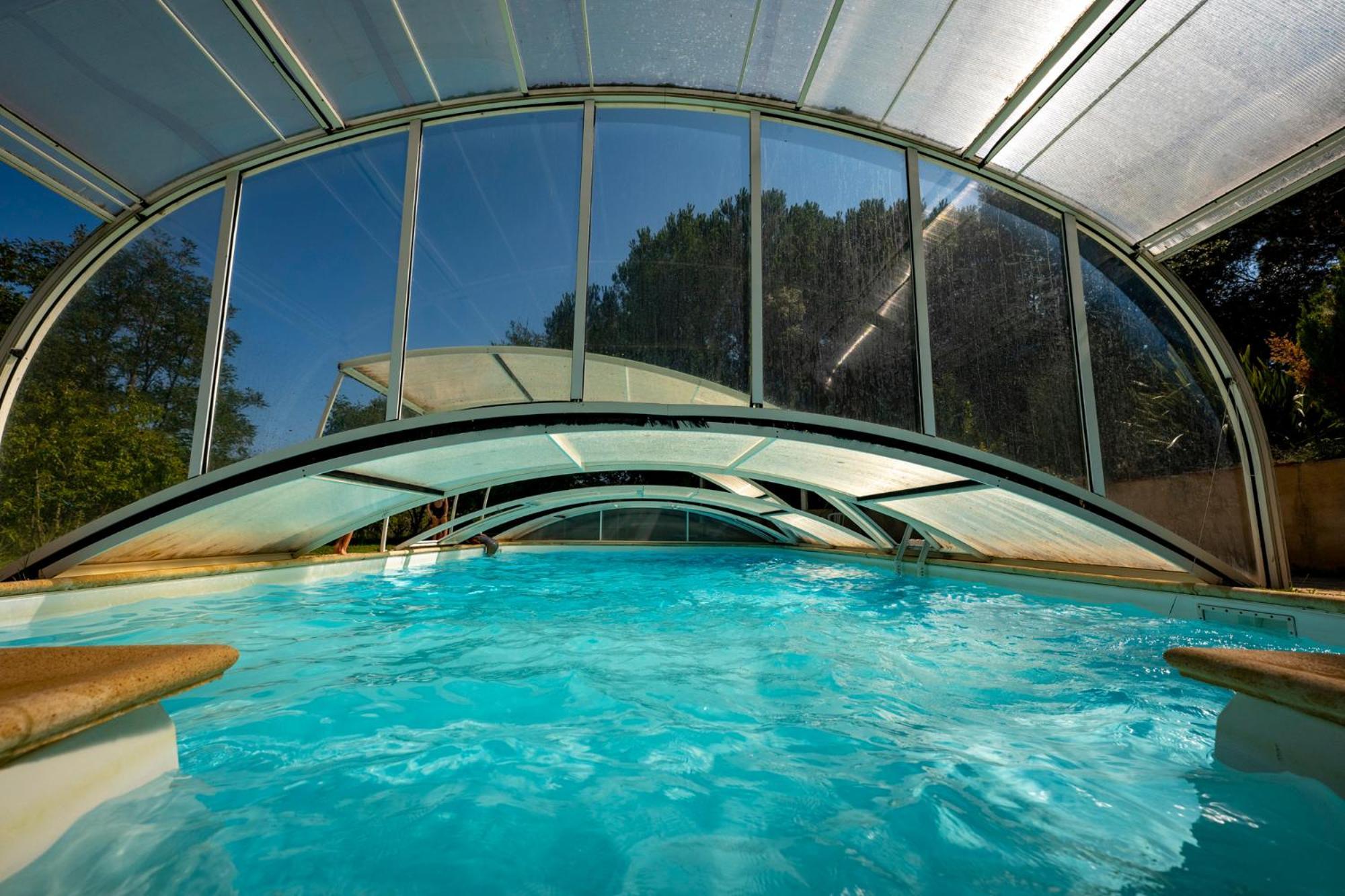 Charmante maison avec piscine Le Mas-dʼAgenais Extérieur photo