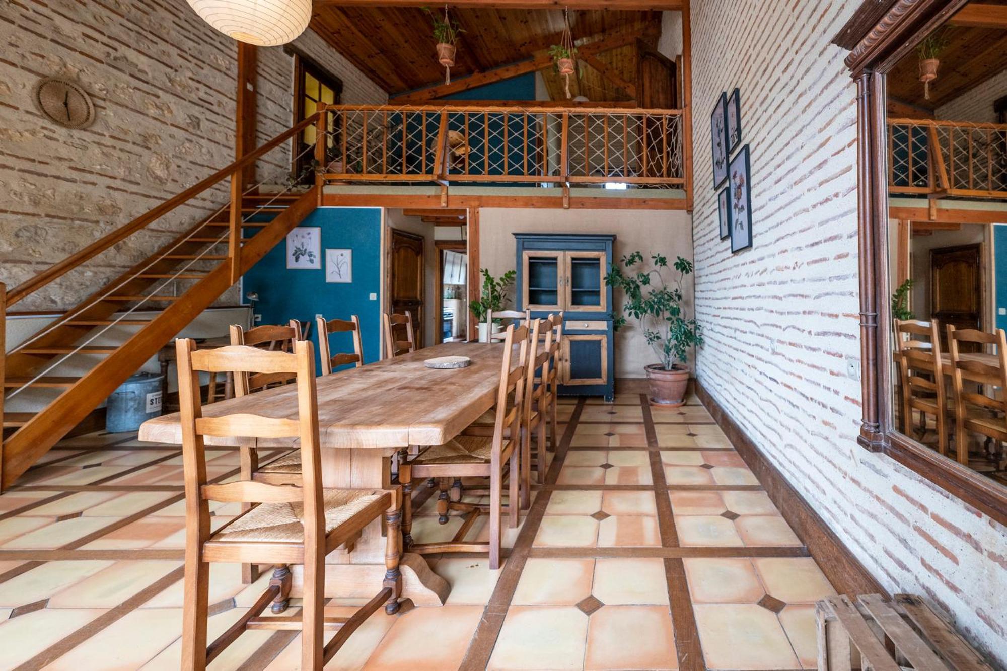 Charmante maison avec piscine Le Mas-dʼAgenais Extérieur photo