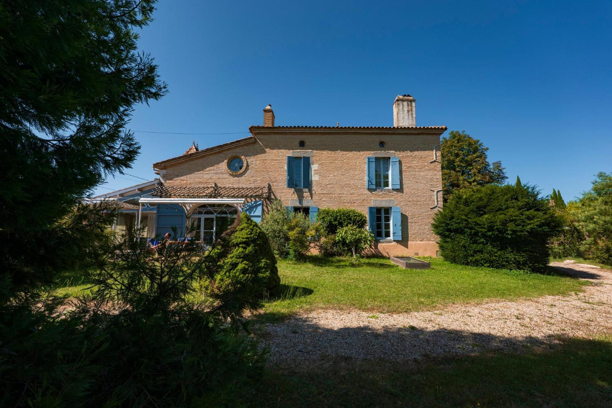 Charmante maison avec piscine Le Mas-dʼAgenais Extérieur photo